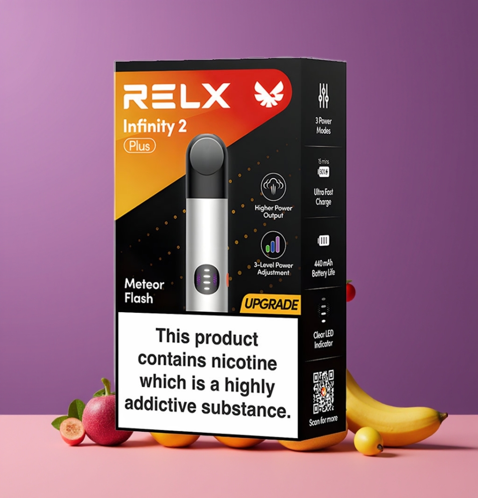 RELX Infinity 2 Plus 600パフ メテオフラッシュ ジャパン まとめ買い 440mAh Type-C