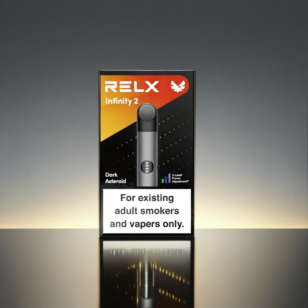 RELX Infinity 2 1.9ml 650パフ 440mAh 3モード USB-C グレー ジャパン まとめ買い