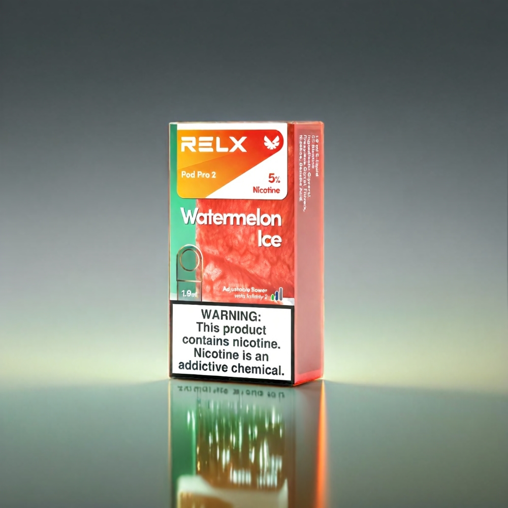 RELX Pod Pro 2 1.9ml 3%/5% 600 Puffs 3Voltage ウォーターメロンアイス ジャパン まとめ買い