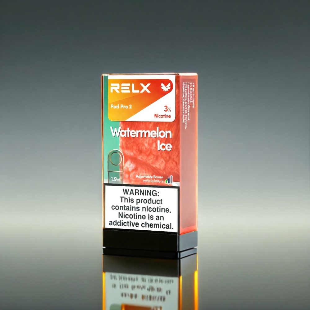 RELX Pod Pro 2 3% 1.9ml 600 Puffs 3モード ウォーターメロンアイス ジャパン まとめ買い
