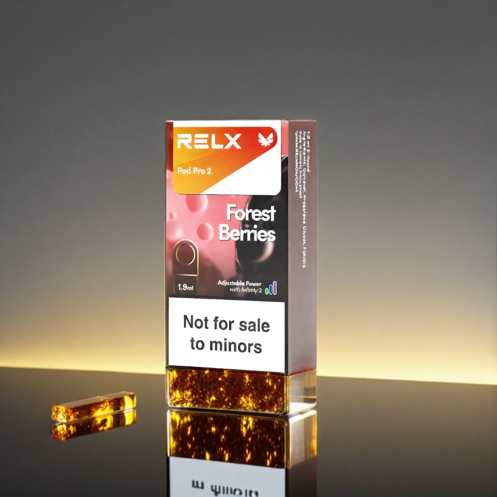 RELX Pod Pro 2 3%・5% 600 Puffs 1.9ml 3モード フォレストベリー ジャパン まとめ買い