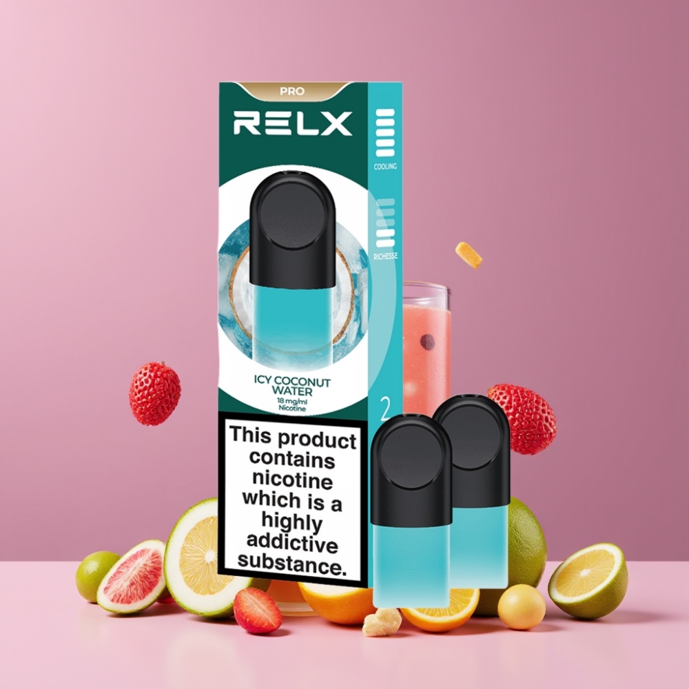 RELX Pod Pro 1.9ml アイスココナッツウォーター ジャパン まとめ買い 快適温度 リッチ