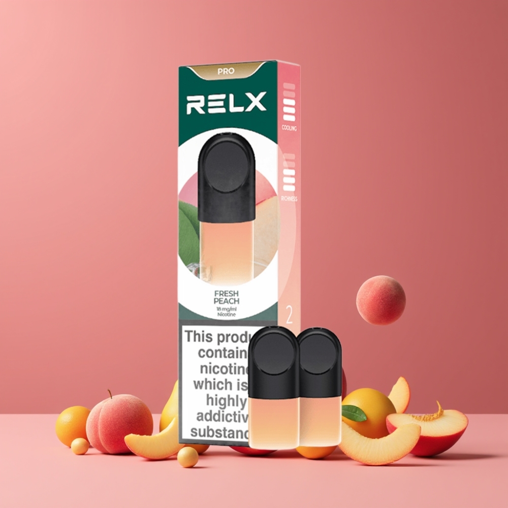 RELX Pod Pro 1口 フレッシュピーチ ジャパン まとめ買い スムーズリッチ
