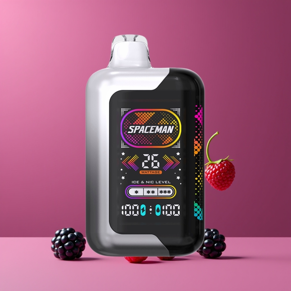 SPACEMAN SP40000 2ポート ブラックベリーレズ ジャパン まとめ買い 1000mAh 20ml 50mg