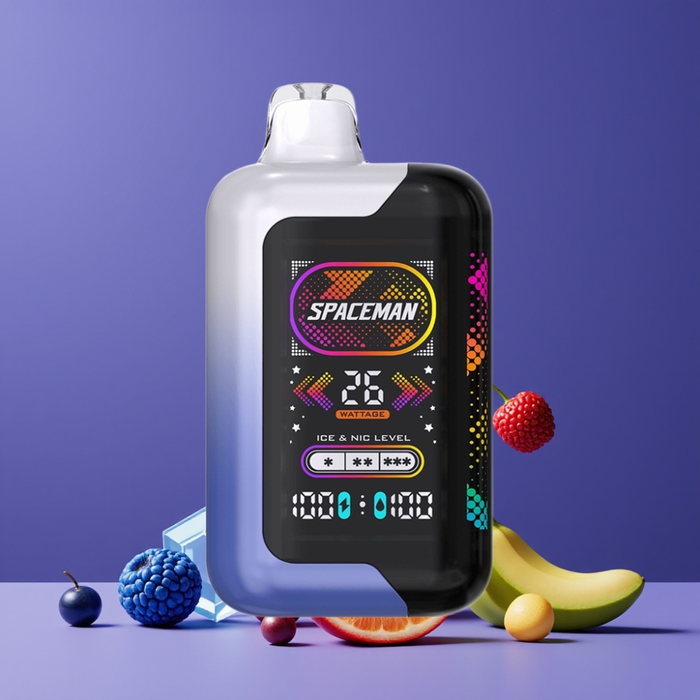 SPACEMAN SP40000 2ポート ブルーレズアイス ジャパン まとめ買い 1000mAh 20ml 50mg