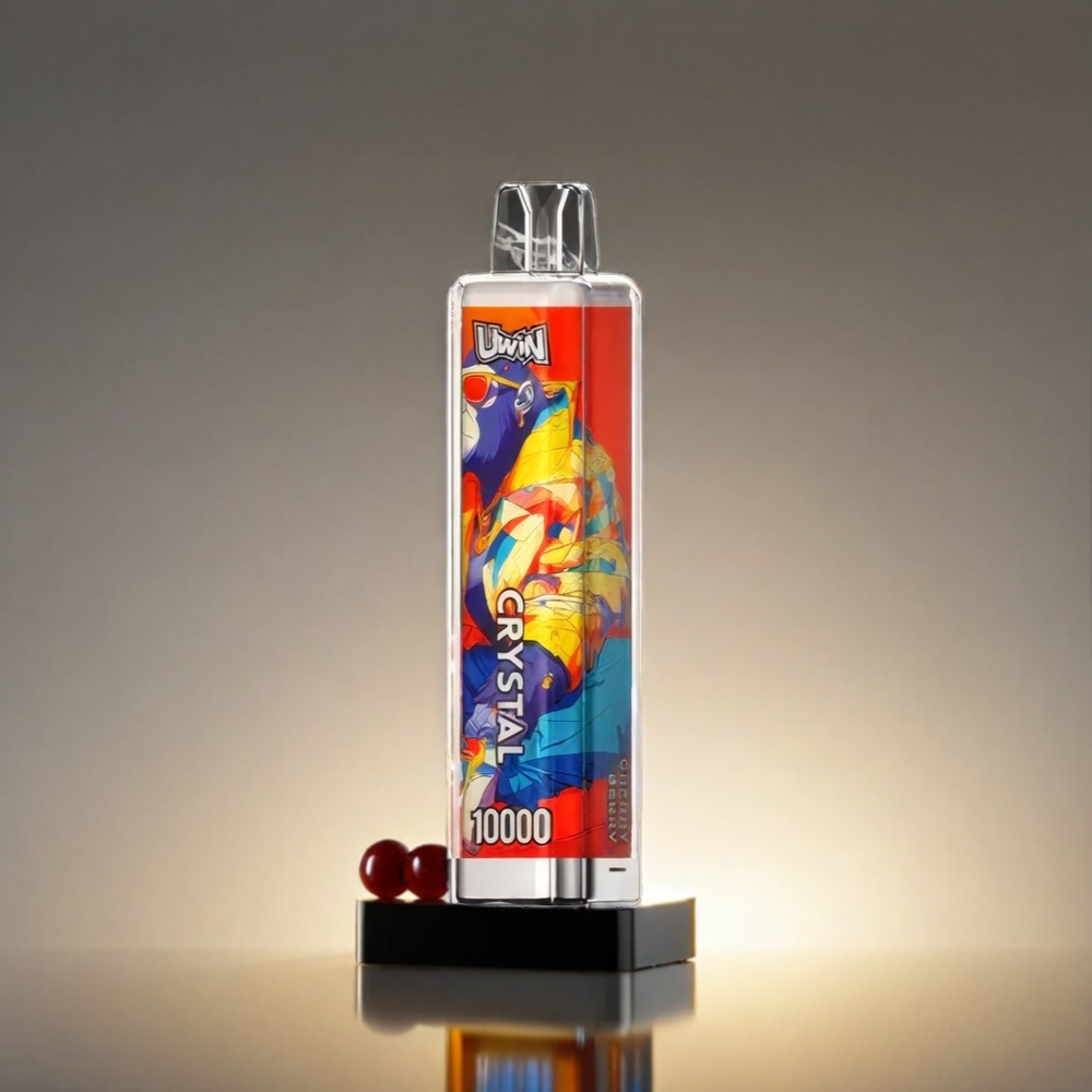 UWIN Crystal 10000 Puffs 18ml RGB チェリーベリー ジャパン まとめ買い