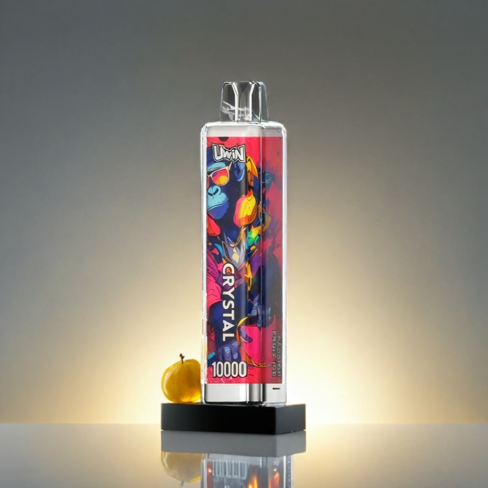 UWIN Crystal RGB 10000パフ 18ml パッションフルーツアイス ジャパン まとめ買い