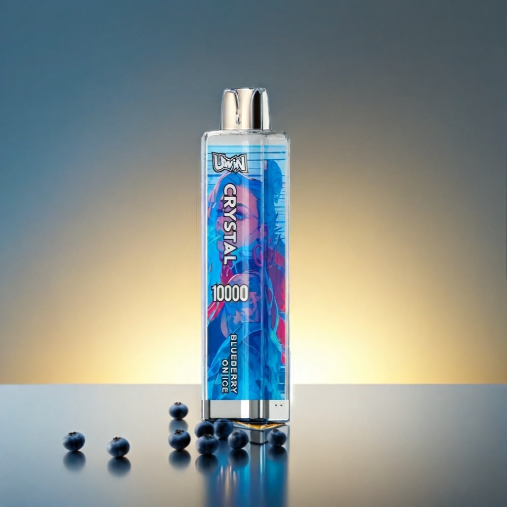 Uwin Crystal RGB 10000 Puffs 18ml Type-C ブルーベリーオンアイス ジャパン まとめ買い