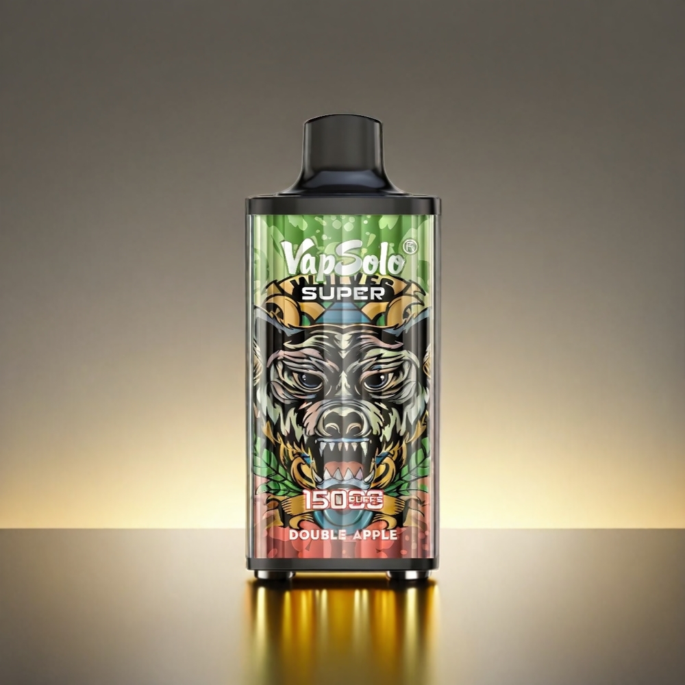 Vapsolo Super 15000 Puffs+40ml+850mah+Type-C ダブルアップル ジャパン まとめ買い