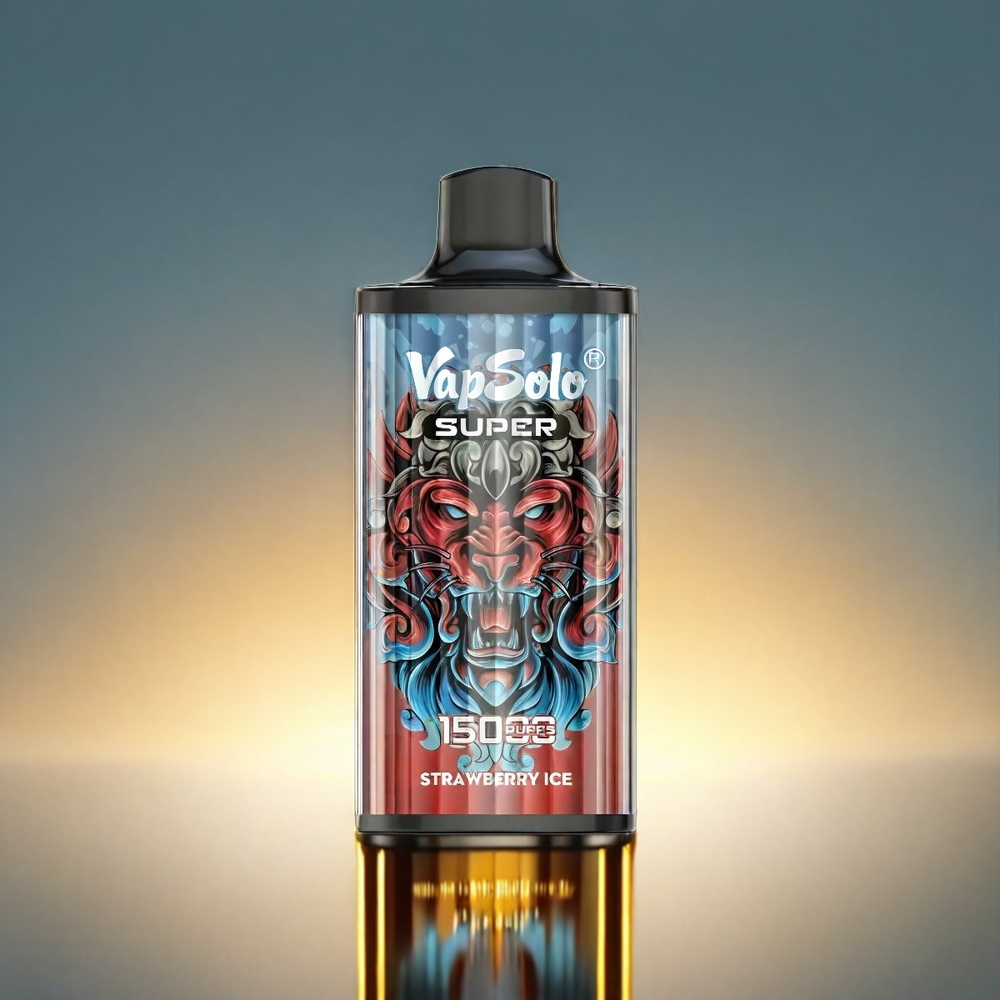 Vapsolo Super 15000 Puffs 40ml 850mah Type-C ストロベリーアイス ジャパン まとめ買い
