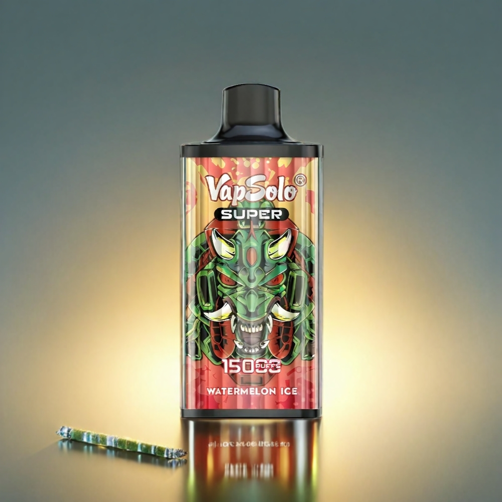Vapsolo Super 15000 Puffs 40ml 850mah Type-C メッシュコイル ウォーターメロンアイス ジャパン まとめ買い
