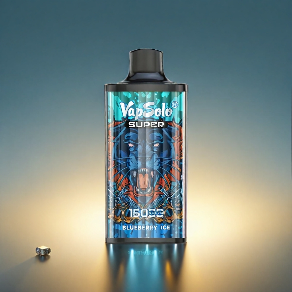 Vapsolo Super 15000 Puffs 40ml 850mah ブルーベリーアイス ジャパン まとめ買い