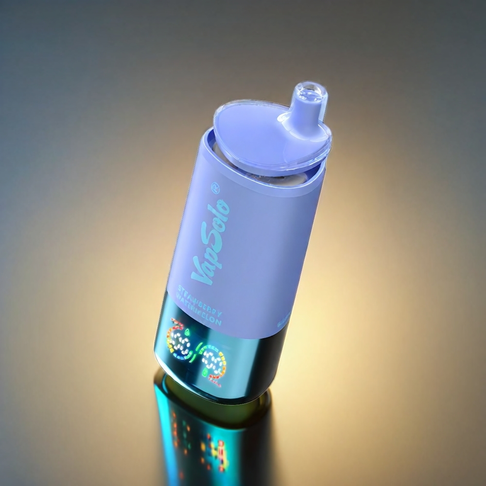 VapSolo Tripe 30000 Puffs 40ml 3タンク Type-C イチゴスイカ & ブルーベリーアイス ジャパン まとめ買い