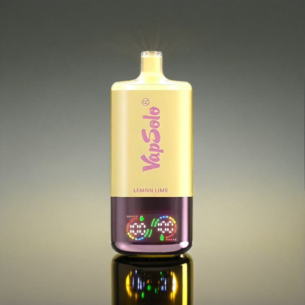 VapSolo Tripe 30000 Puffs 40ml Type-C 3タンク レモンライム ジャパン まとめ買い