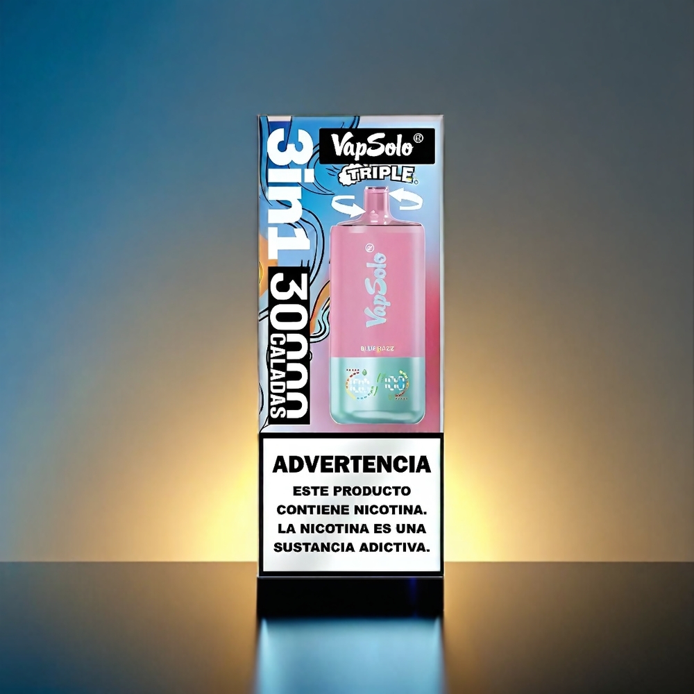VapSolo Tripe 40ml 3タンク Type-C ブルーラズ ジャパン まとめ買い