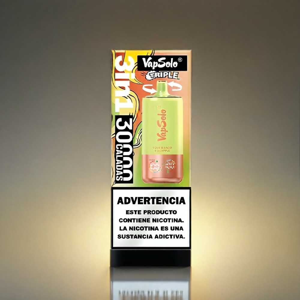 VapSolo Tripe 40ml 3タンク Type-C スワーマンゴーパイナップル ジャパン まとめ買い