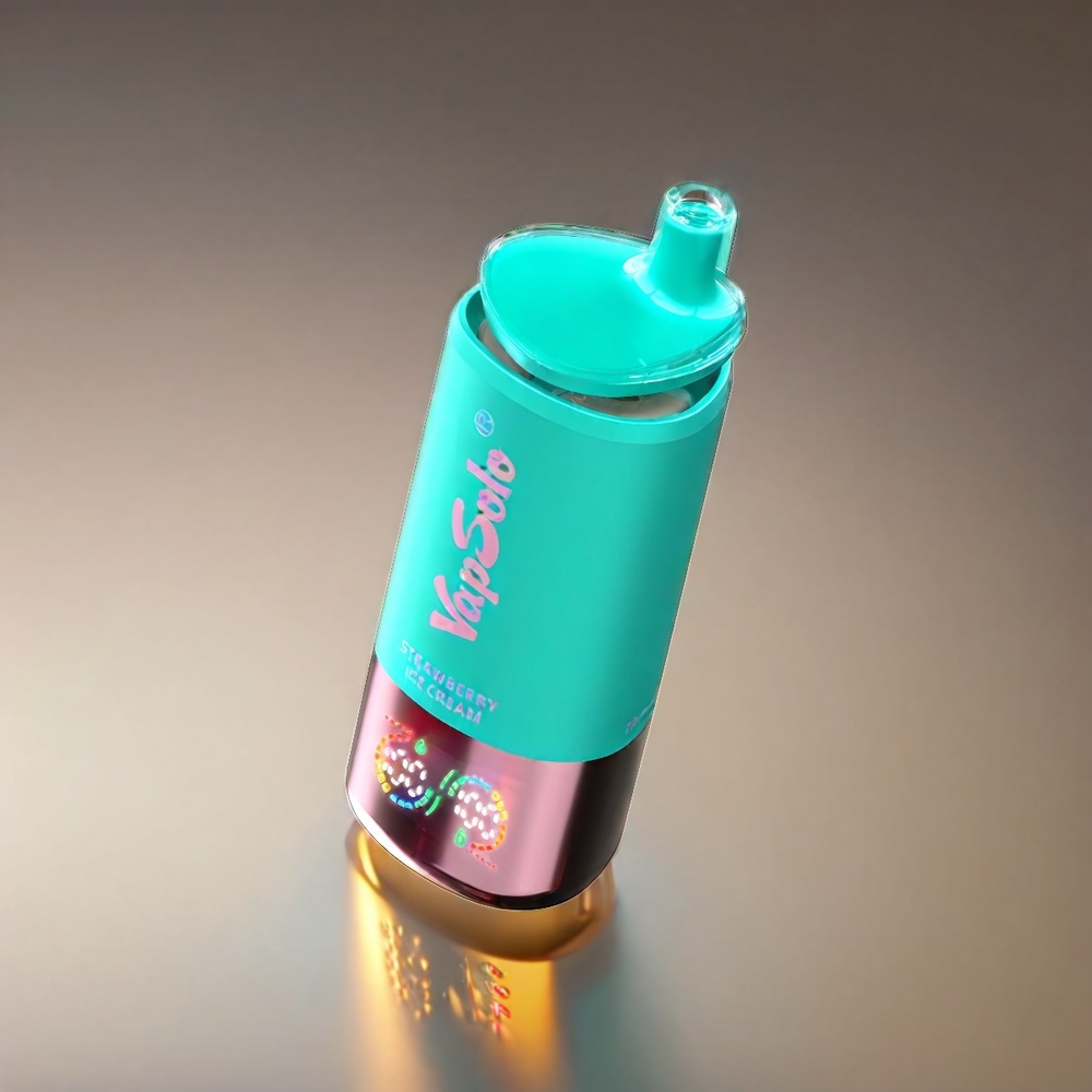 VapSolo Tripe 40ml 3タンク Type-C ストロベリーアイスクリーム ジャパン まとめ買い