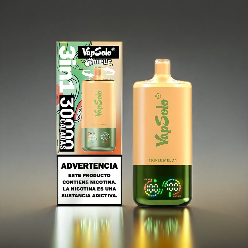 VapSolo Tripe 40ml 3タンク Type-C トリプルメロン ジャパン まとめ買い