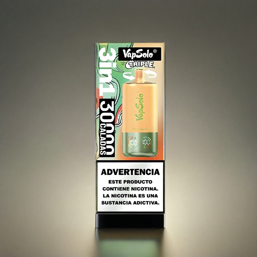 VapSolo Tripe 40ml 3タンク Type-C トリプルメロン ジャパン まとめ買い