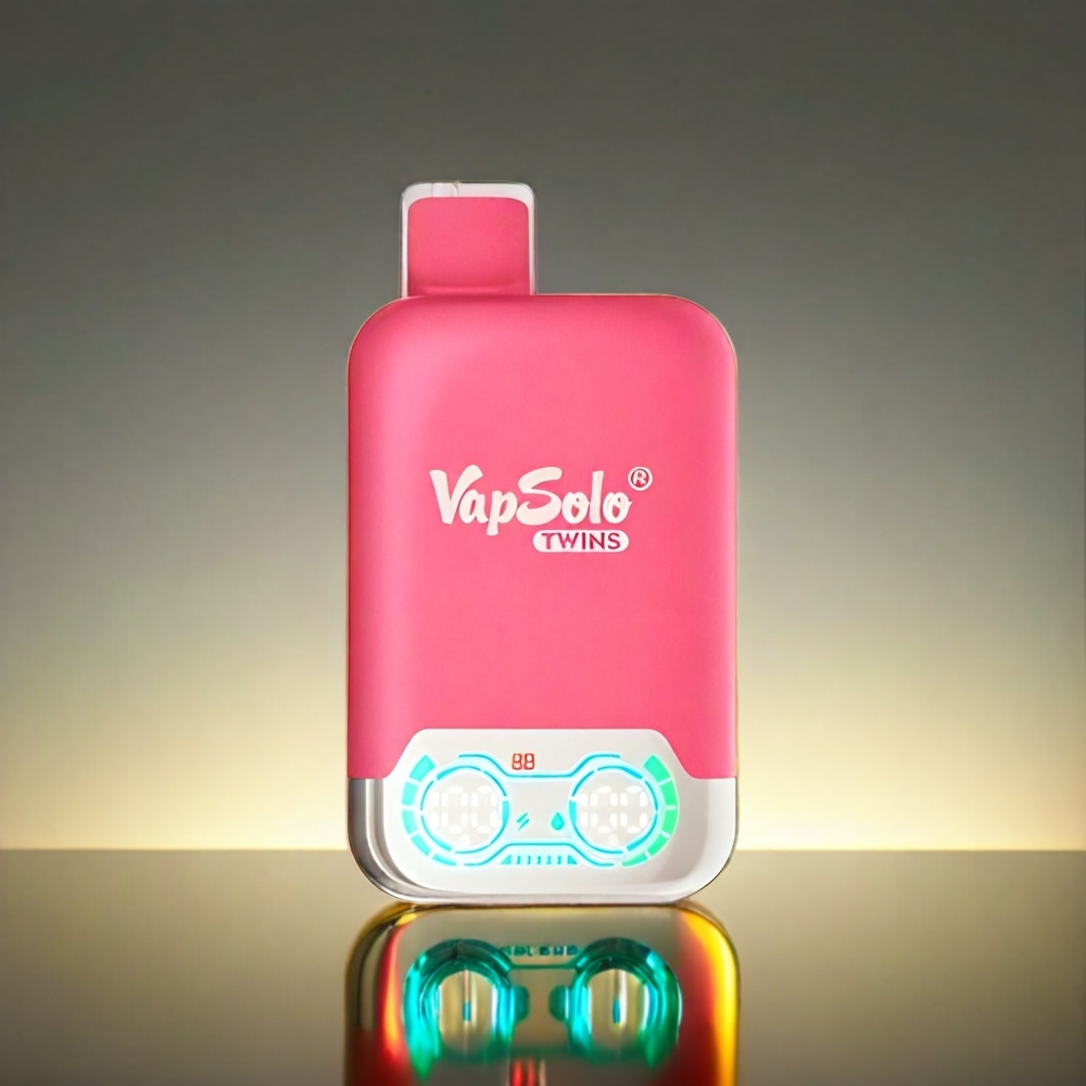 Vapsolo Twins 20000プッフ 40ml 2タンク Type-C ストロベリーワーターメロン&グミベア ジャパン まとめ買い