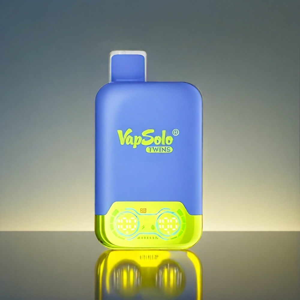 Vapsolo Twins 20000 Puffs 40ml 2タンク Type-C ブルーラズレモネード＆レモンライム ジャパン まとめ買い