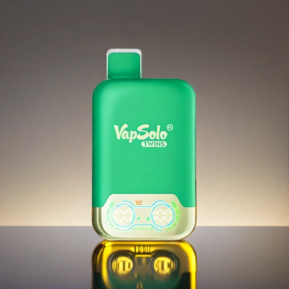 Vapsolo Twins 20000 Puffs 40ml 2タンク Type-C ブルーベリーブラックカラント＆グレープフルーツ ジャパン まとめ買い