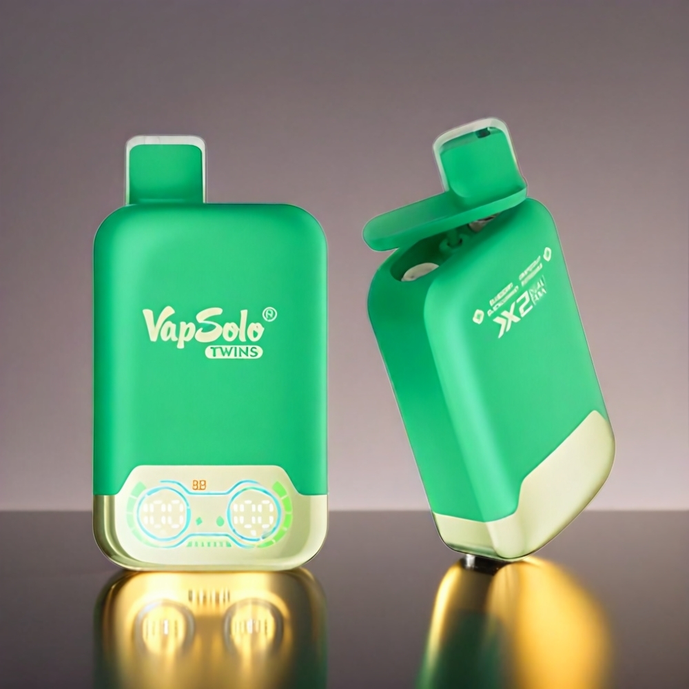 Vapsolo Twins 20000 Puffs 40ml 2タンク Type-C ブルーベリーブラックカラント＆グレープフルーツ ジャパン まとめ買い