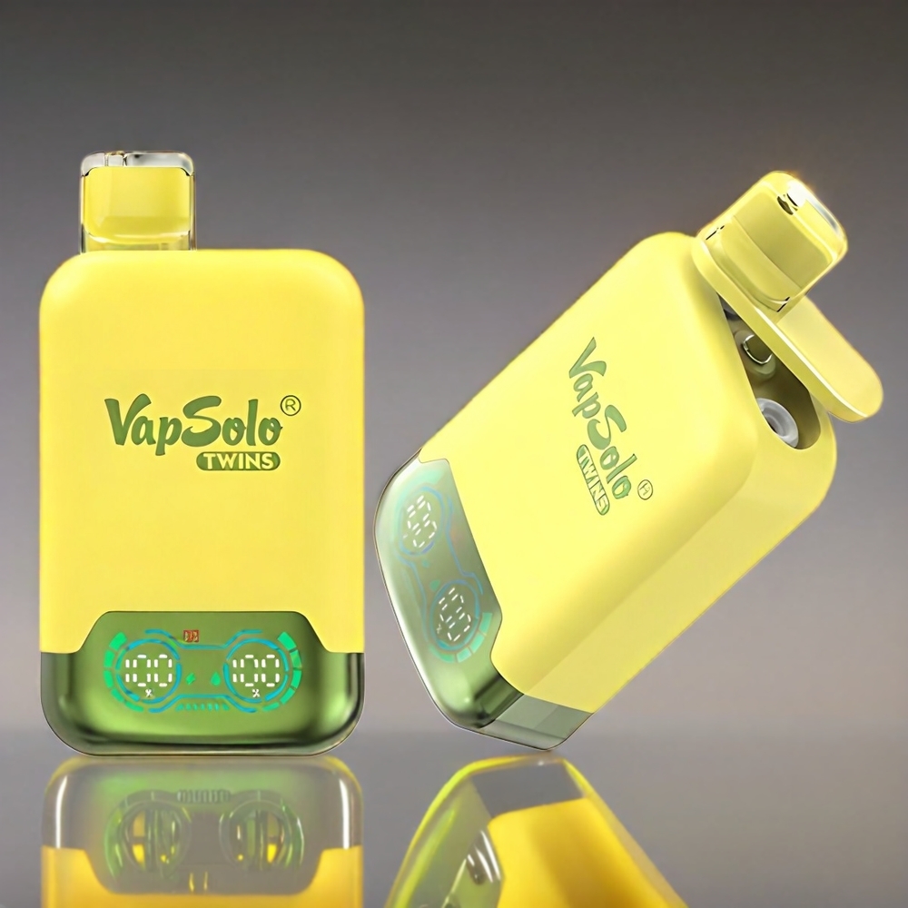 Vapsolo Twins 20000 Puffs 40ml 2タンク Type-C パイナップルココナッツ＆ストロベリーバナナ ジャパン まとめ買い