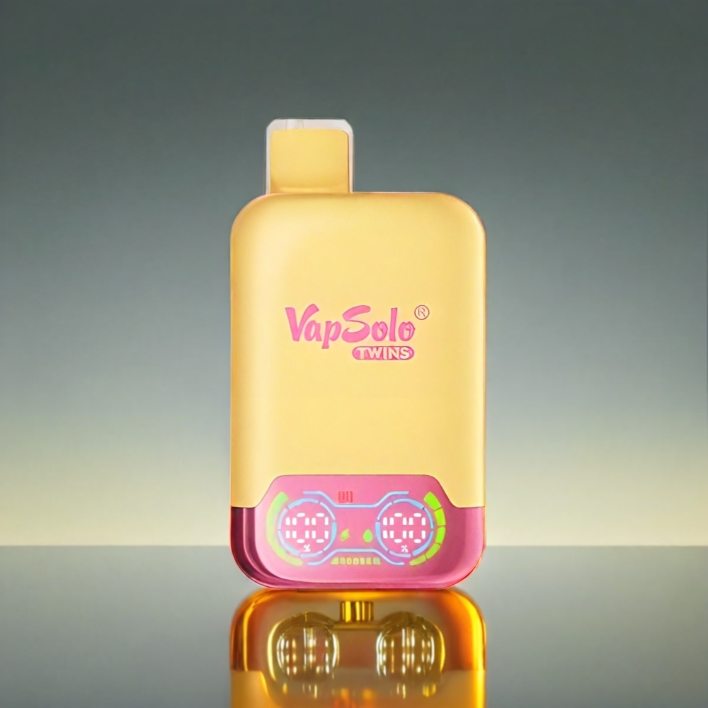 Vapsolo Twins 20000 Puffs 40ml Type-C 2タンク ウォーターメロンアイス＆ストロベリーマンゴー ジャパン まとめ買い