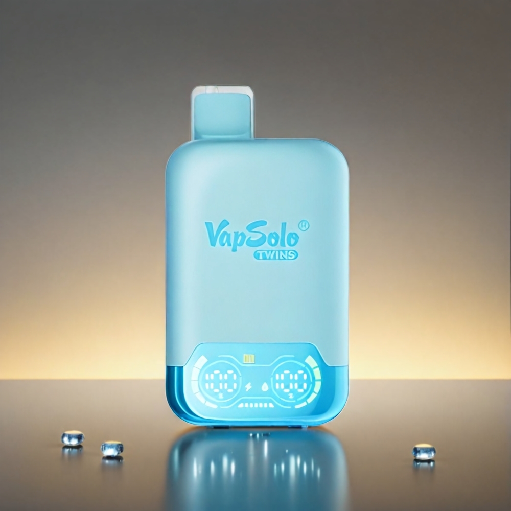 Vapsolo Twins 20000 Puffs 40ml Type-C ブルーベリーアイス＆フィズィチェリー ジャパン まとめ買い