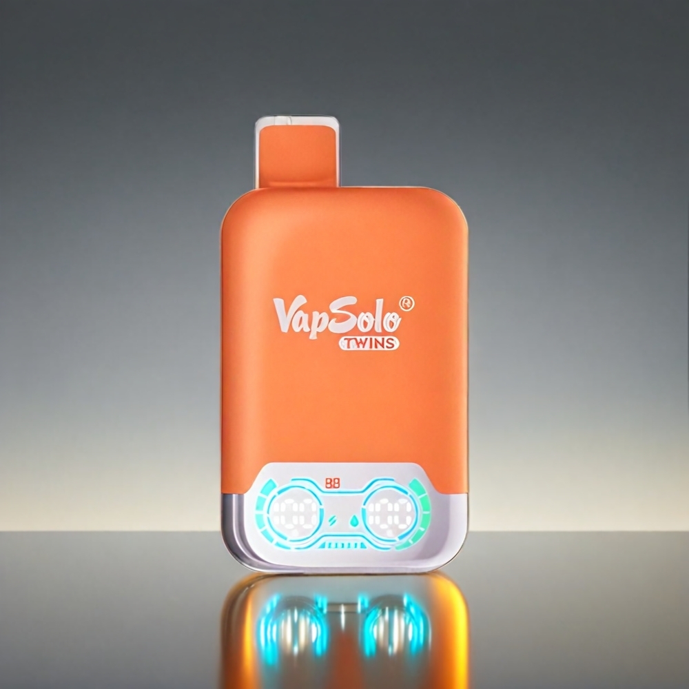 Vapsolo Twins 20000 Puffs 40ml Type-C チェリーコーラ＆ジューシーピーチアイス ジャパン まとめ買い