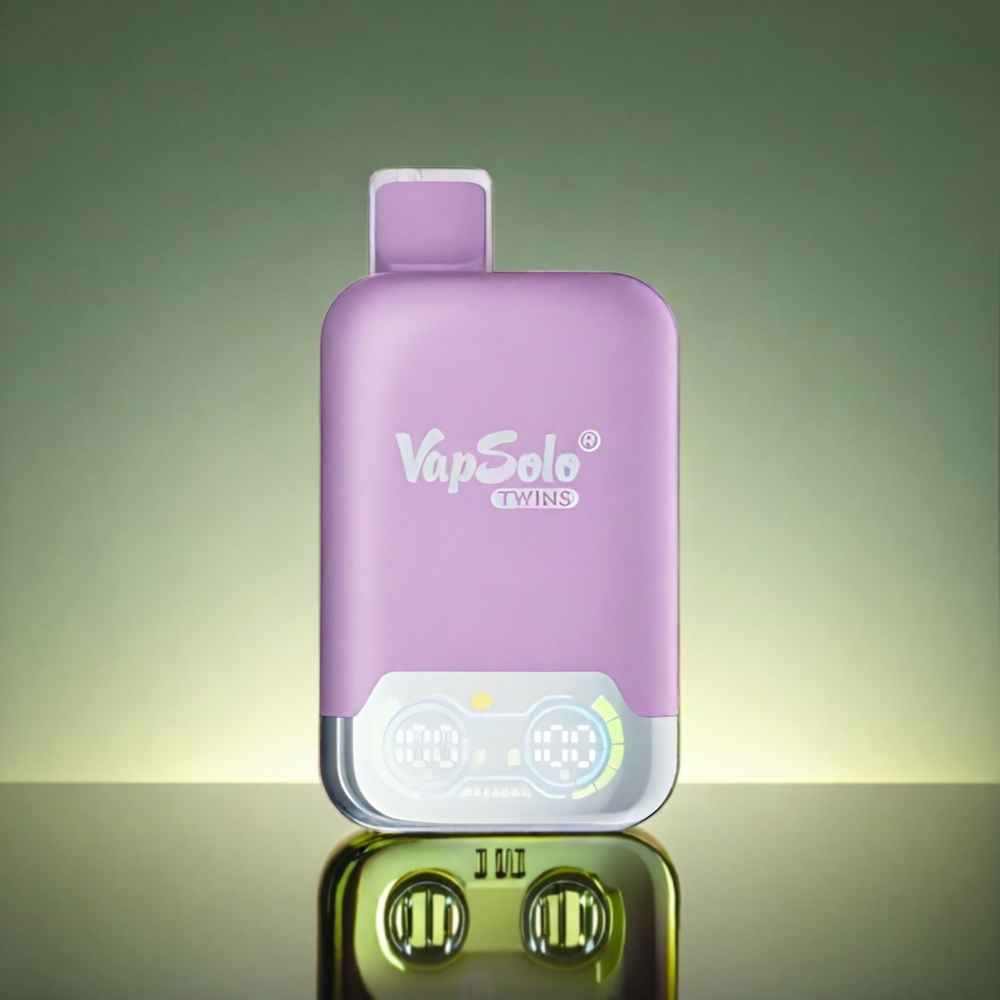 Vapsolo Twins 40ml 20000 Puffs 2タンク Type-C パッションフルーツモヒート＆トリプルミント ジャパン まとめ買い