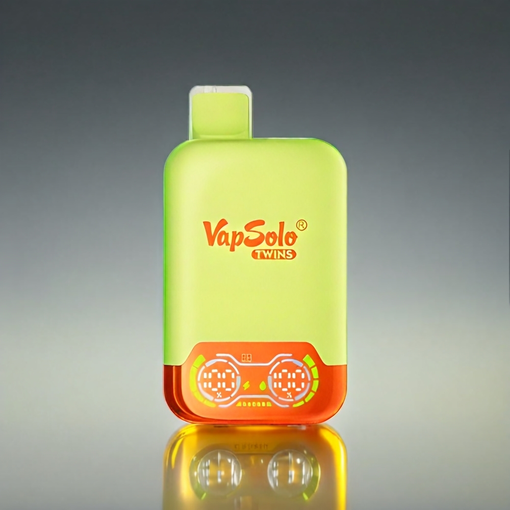 Vapsolo Twins 40ml 20000 Puffs Type-C 2タンク ウォーターメロンアイス＆ミックスベリー ジャパン まとめ買い