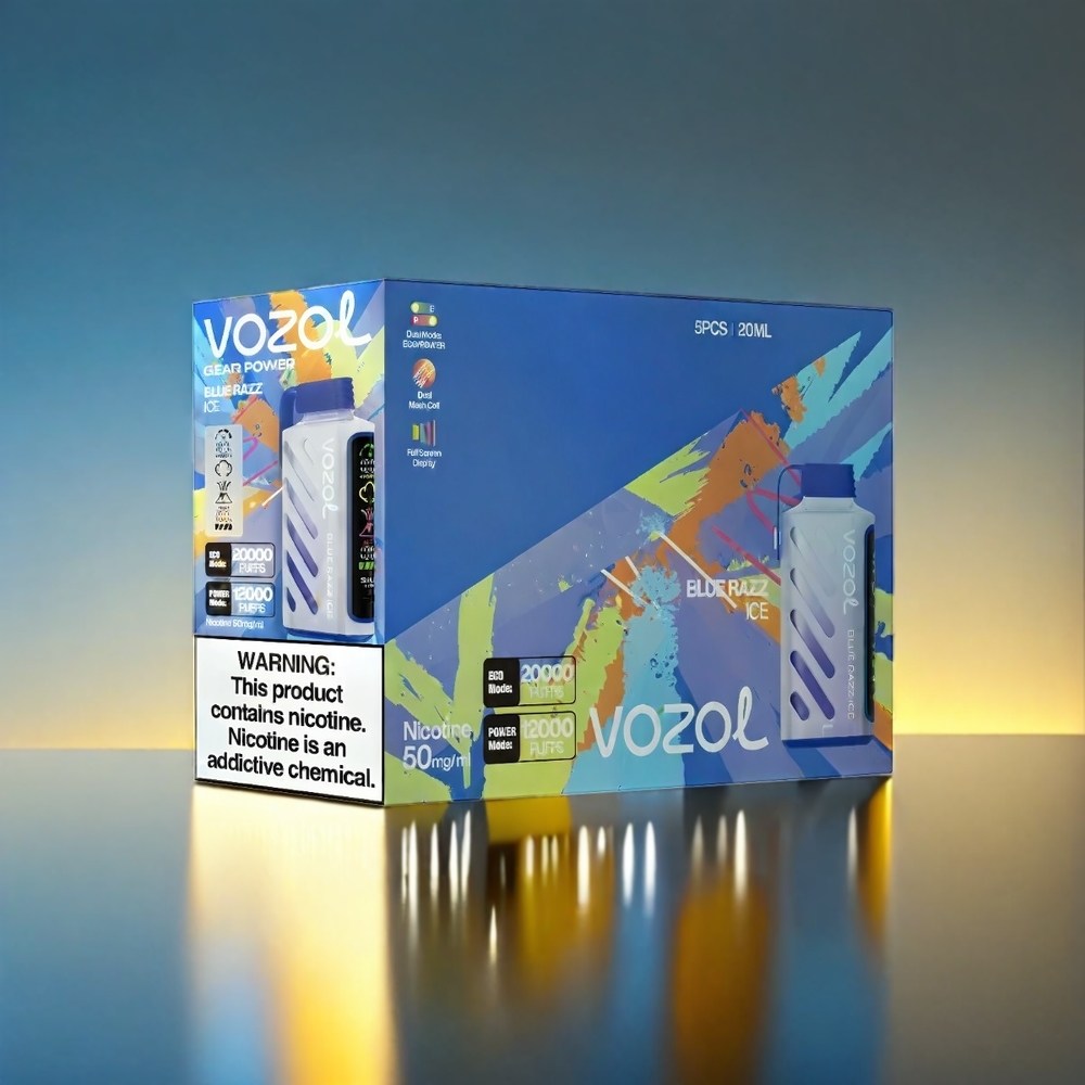 VOZOL Gear Power 20000 Puffs S.i.L.C. Tech Dual Mesh Coil ジャパン まとめ買い