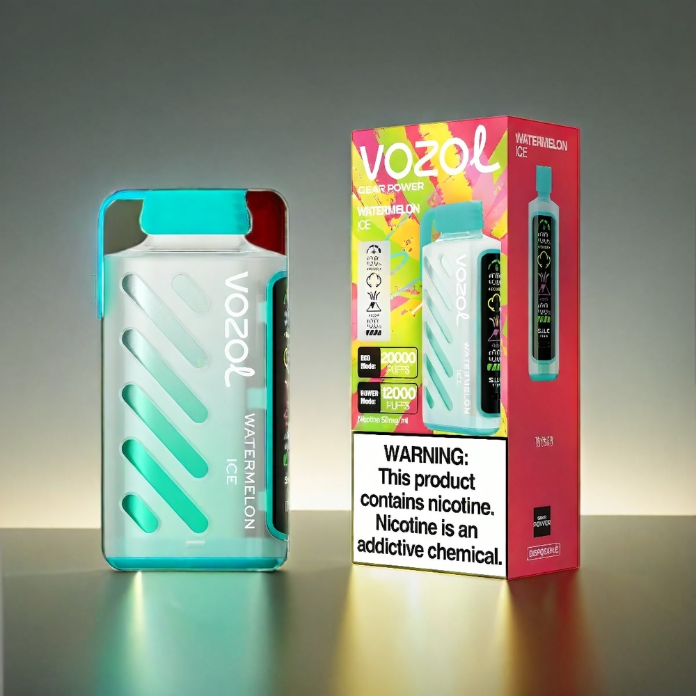 VOZOL Gear Power S.i.L.C. Tech 20000 Puffs ウォーターメロンアイス ジャパン まとめ買い