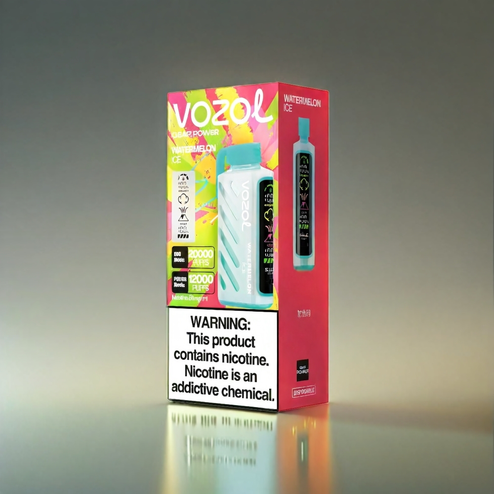 VOZOL Gear Power S.i.L.C. Tech 20000 Puffs ウォーターメロンアイス ジャパン まとめ買い