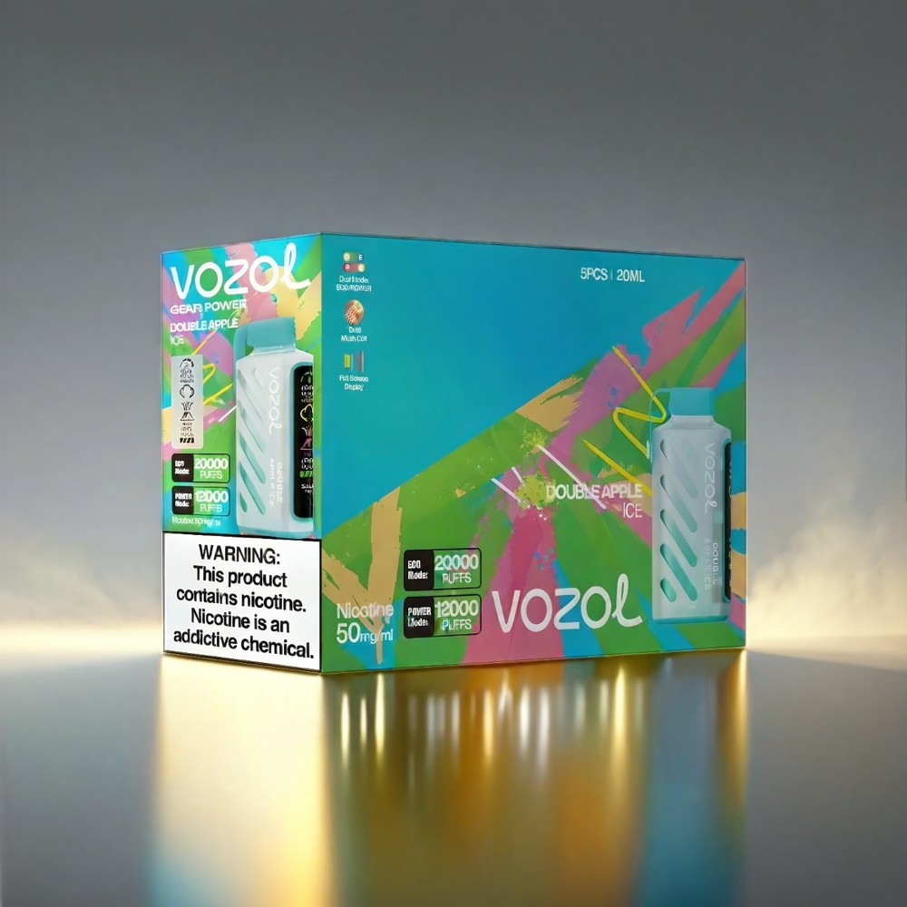 VOZOL Gear Power S.i.L.C. Tech 20mL 5% デュアルアップルアイス ジャパン まとめ買い