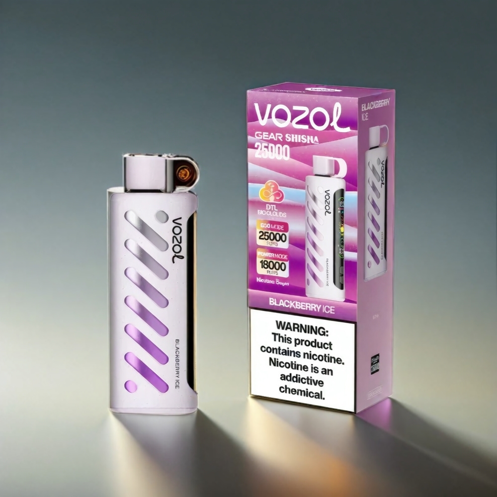 VOZOL Gear Shisha S.i.L.C Tech 1000mAh 25000 Puffs ジャパン まとめ買い