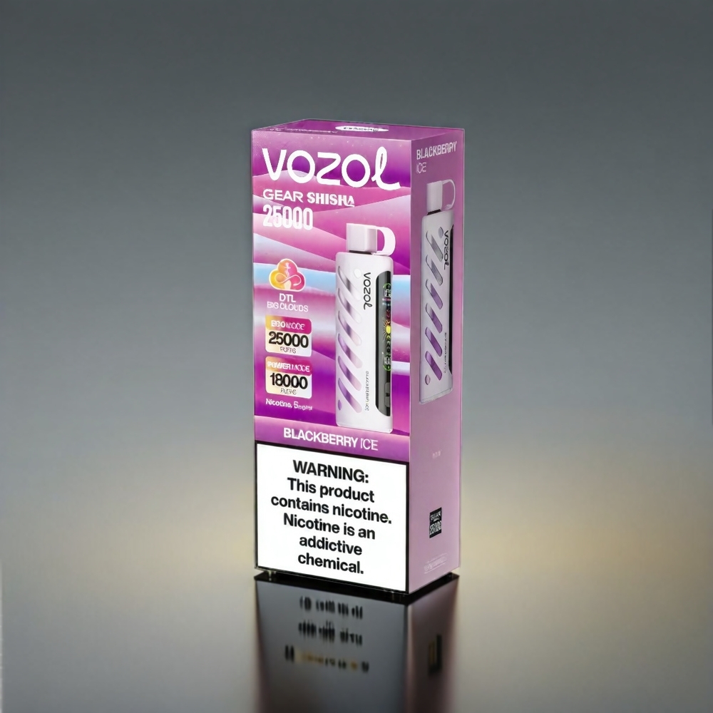 VOZOL Gear Shisha S.i.L.C Tech 1000mAh 25000 Puffs ジャパン まとめ買い