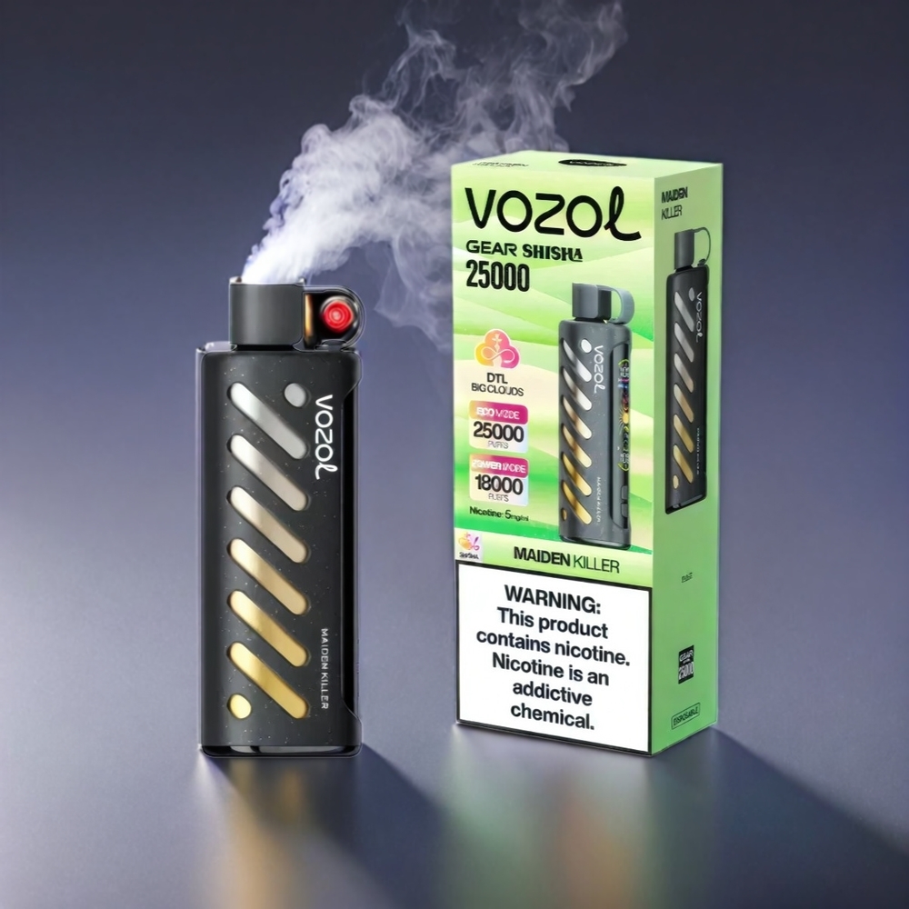 VOZOL Gear Shisha S.i.L.C Tech 1000mAh Dual Mesh 30フレーバー ジャパン まとめ買い