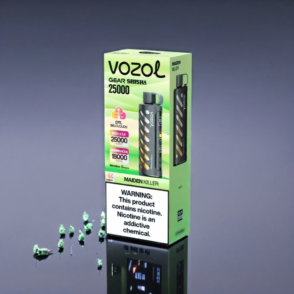 VOZOL Gear Shisha S.i.L.C Tech 1000mAh Dual Mesh 30フレーバー ジャパン まとめ買い