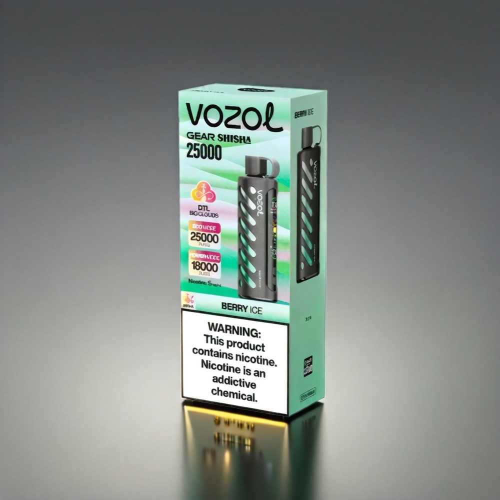 VOZOL Gear Shisha S.i.L.C Tech 25000 Puffs ジャパン まとめ買い