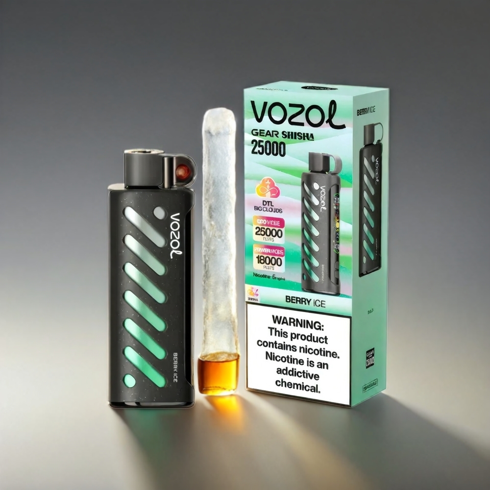 VOZOL Gear Shisha S.i.L.C Tech 25000 Puffs ジャパン まとめ買い