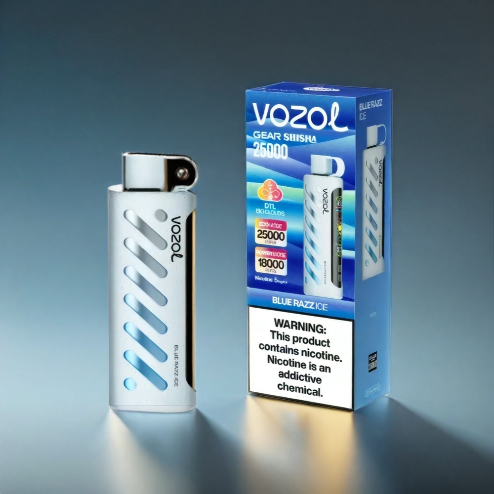 VOZOL Gear Shisha S.i.L.C Tech Dual Mesh 25000 Puffs ジャパン まとめ買い