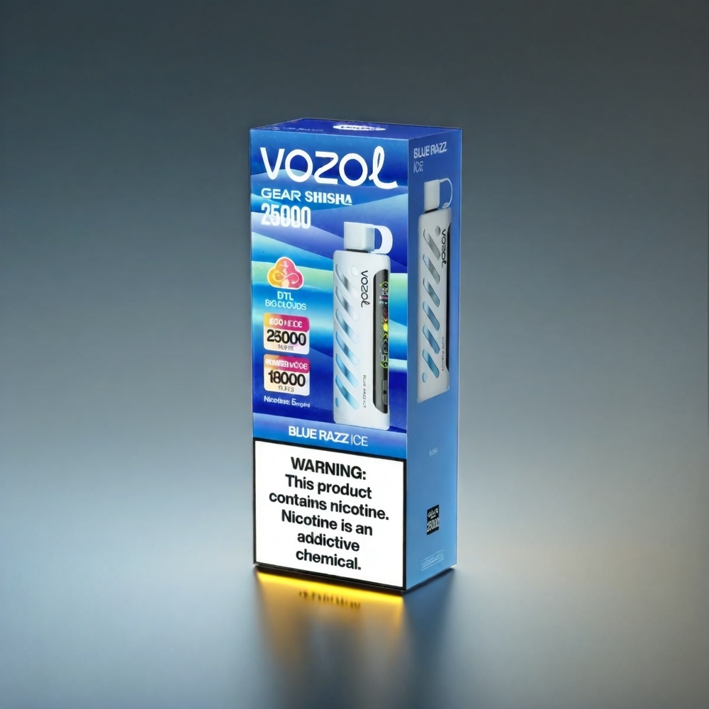 VOZOL Gear Shisha S.i.L.C Tech Dual Mesh 25000 Puffs ジャパン まとめ買い