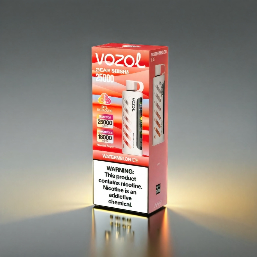 VOZOL Gear Shisha S.i.L.C Tech Dual Mesh 25000 Puffs スイカアイス ジャパン まとめ買い