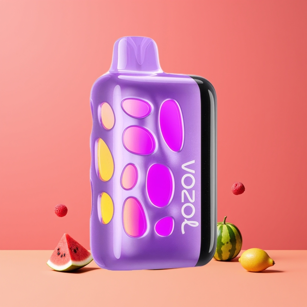 VOZOL RAVE 40000 ディスポーザブルベイプ スイカラズランチャー ジャパン まとめ買い 270度グロー ビートシンク 1000mAh
