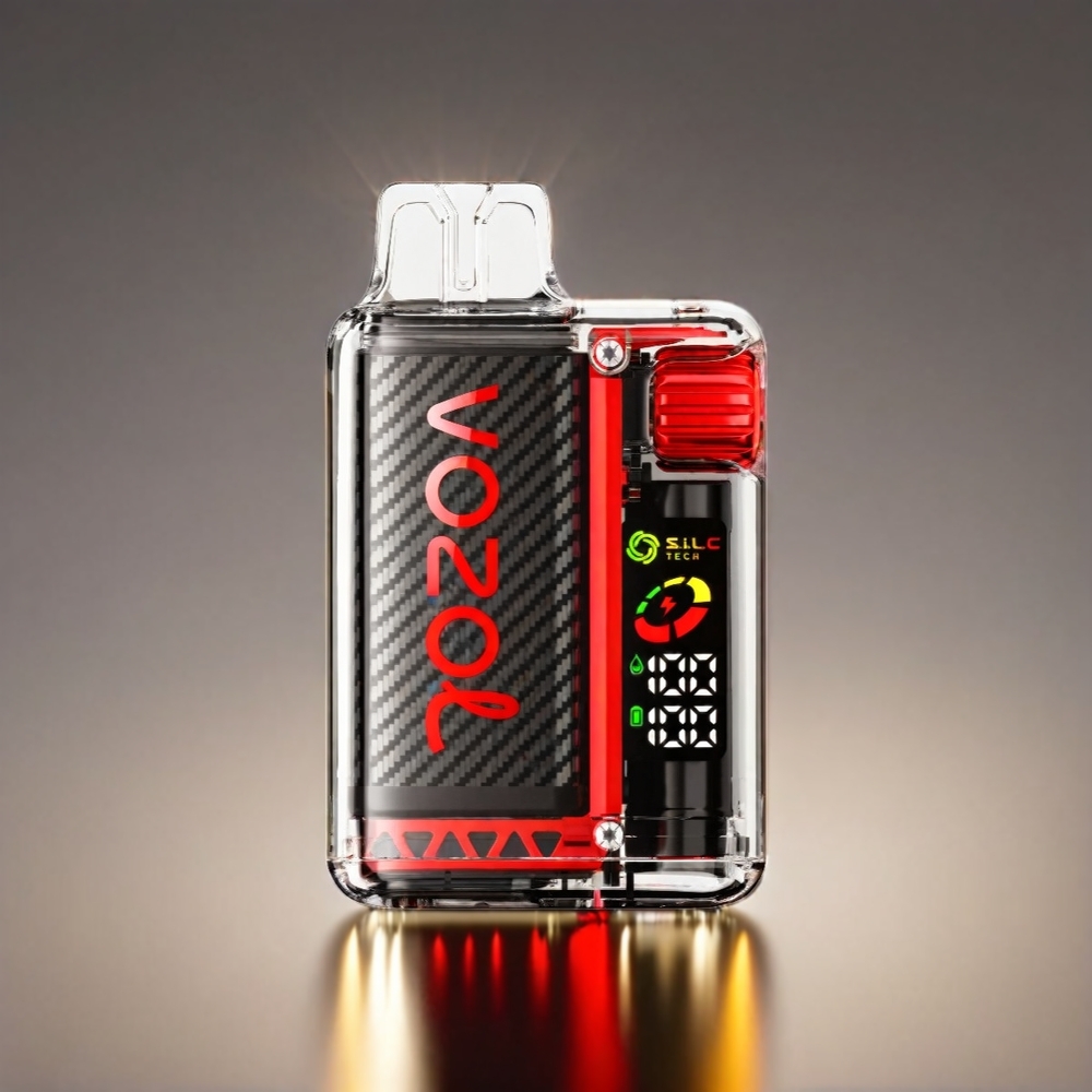 VOZOL Vista 650mAh 2% 20000 Puffs S.i.L.Cデュアルメッシュコイル ストロベリーレッドチェリージャパン まとめ買い